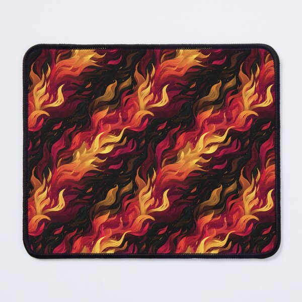 Item preview, Abstract flame pattern – fire waves design illustration designed and sold by Meiersbeste.