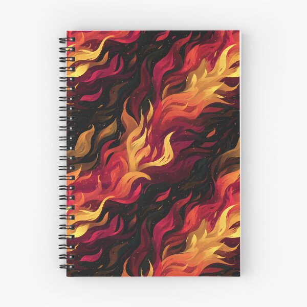 Item preview, Patrón de llamas abstractas: ilustración de diseño de ondas de fuego designed and sold by Meiersbeste.