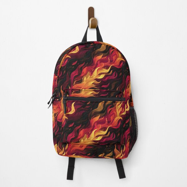 Item preview, Abstract flame pattern – fire waves design illustration designed and sold by Meiersbeste.