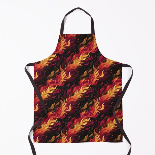 Item preview, Abstract flame pattern – fire waves design illustration designed and sold by Meiersbeste.