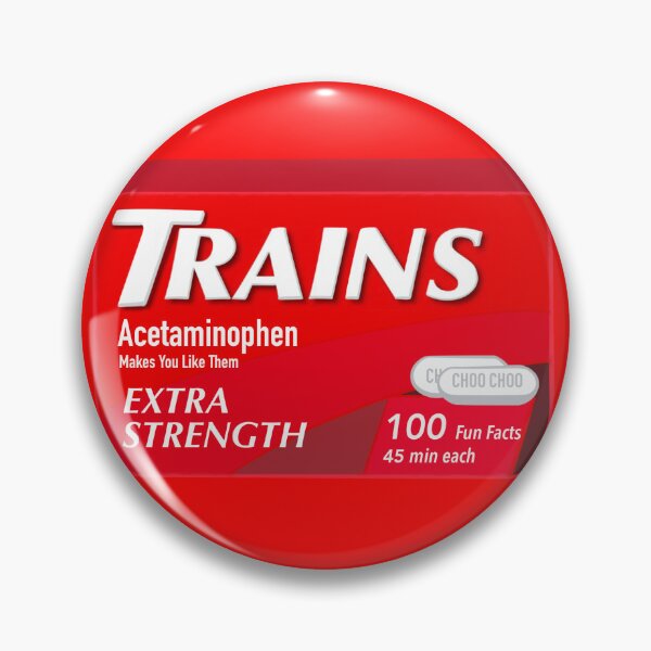 Item preview, Trains Extra Strength designed and sold by Moss City Made.