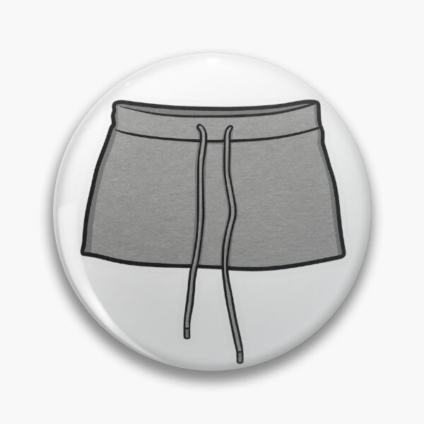 Item preview, Gray Mini Skirt Cartoon Sticker designed and sold by ha11e11.