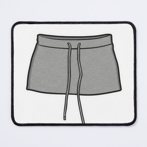 Item preview, Gray Mini Skirt Cartoon Sticker designed and sold by ha11e11.