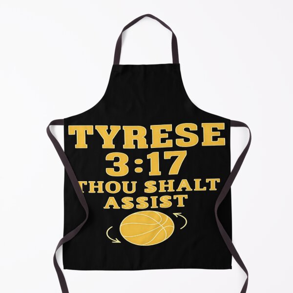 Item preview, Tyrese 3:17 Thou Shalt Assist Basketball Neon Parody designed and sold by POD DYNASTY | Original Print On Demand T-Shirt Graphics.