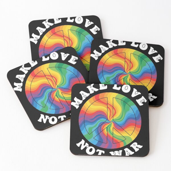 Item preview, Make Love Not War Sunrise Horizon Design designed and sold by HEL-GSHOP.
