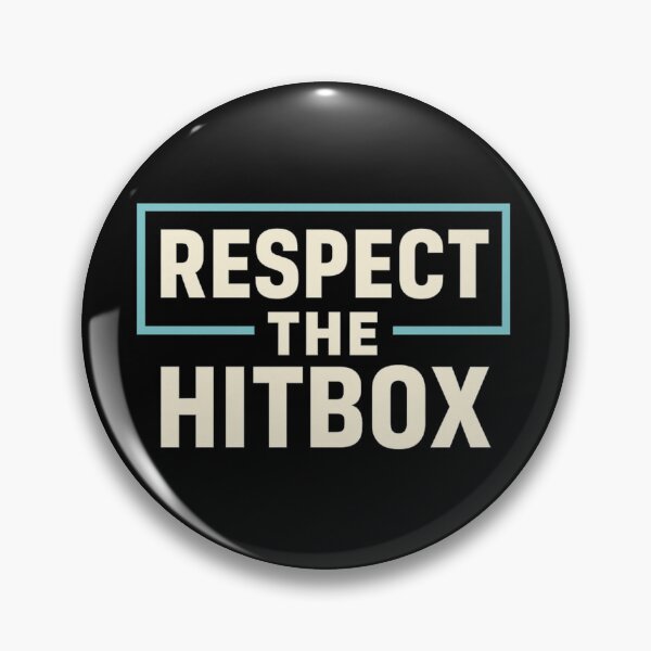 Item preview, Respect the Hitbox – FGC / FPS Clean Frame Typography designed and sold by Justonemorelvl.