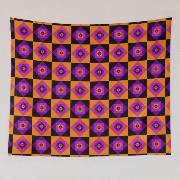 Item preview, Geometric Quilt: Halloween 2 designed and sold by SarahJosArt.