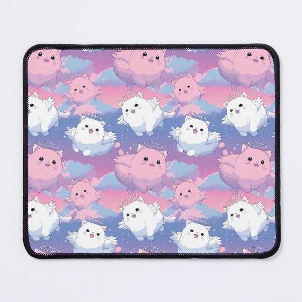 Item preview, Kawaii Angel Cat Pattern – Cute Heaven Cartoon Design designed and sold by Meiersbeste.
