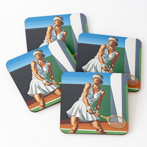 Item preview, The Tennis Player - Original Art Deco Artwork designed and sold by elektronen.
