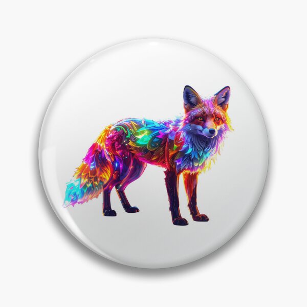 Item preview, Colorful Glowing Fox designed and sold by GloriousArtSKD.