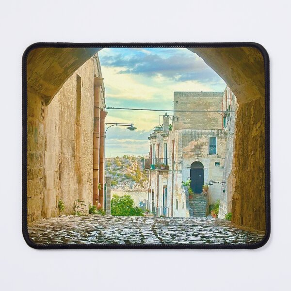 Item preview, Street Scene in the Sassi in Matera, Basilicata, Italy designed and sold by 3 Funky Broads.