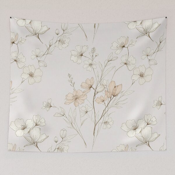 Item preview, Floral Drawing designed and sold by CoolPixels.