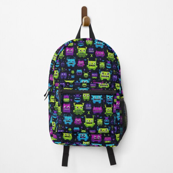 Item preview, Pixel Art Monster Pattern - Retro 8-Bit Gaming Design designed and sold by Meiersbeste.