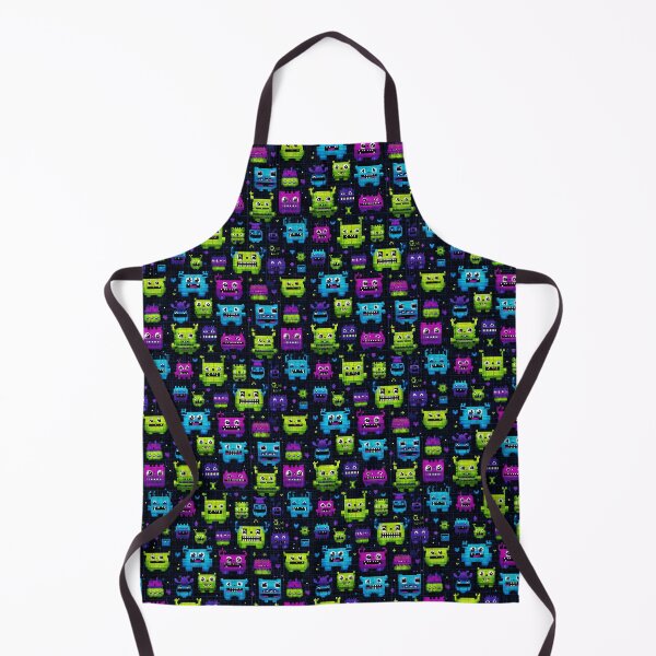 Item preview, Pixel Art Monster Pattern - Retro 8-Bit Gaming Design designed and sold by Meiersbeste.