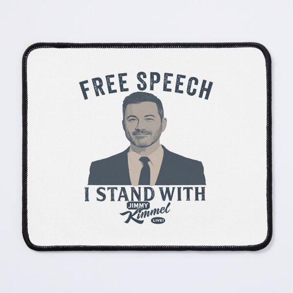 Item preview, Free Speech Under Attack Colbert Kimmel - I Stand with Jimmy Kimmel, Team Kimmel designed and sold by judithcooley.