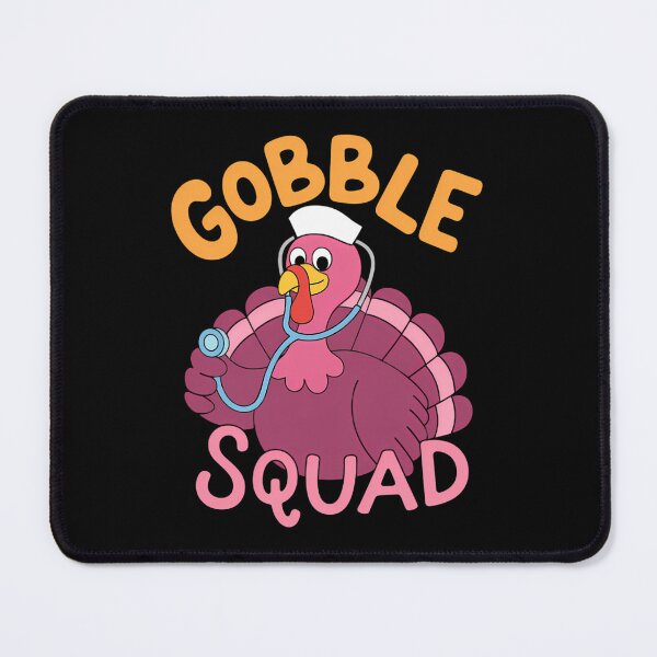 Item preview, cardiac Nurse Gobble Squad, Funny Turkey Thanksgiving designed and sold by LeeEvans222.