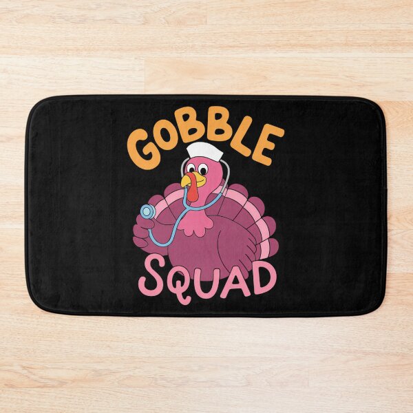 Item preview, cardiac Nurse Gobble Squad, Funny Turkey Thanksgiving designed and sold by LeeEvans222.