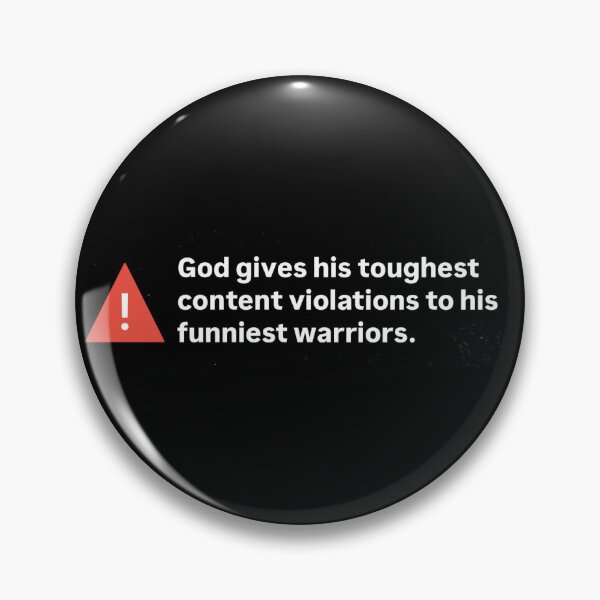 Item preview, Toughest Content Violations Funniest Warriors designed and sold by AbbysWorld's a Shop.