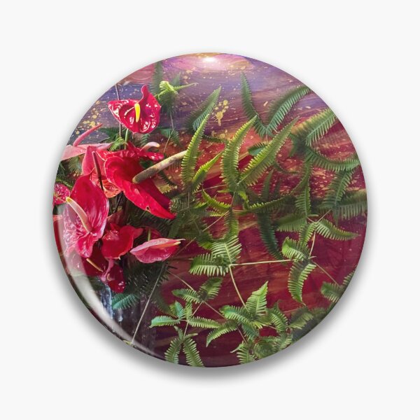 Item preview, Anthuriums and Ferns with Painted Sky designed and sold by TrisaThyme.