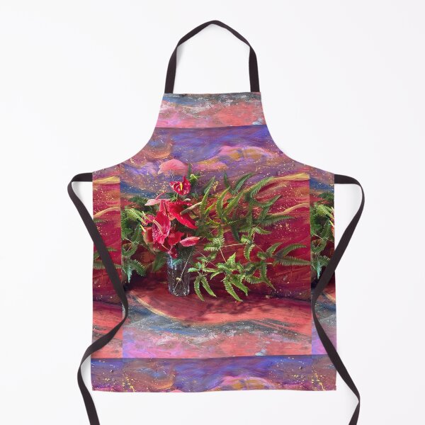 Item preview, Anthuriums and Ferns with Painted Sky designed and sold by TrisaThyme.