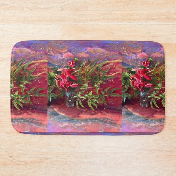 Item preview, Anthuriums and Ferns with Painted Sky designed and sold by TrisaThyme.
