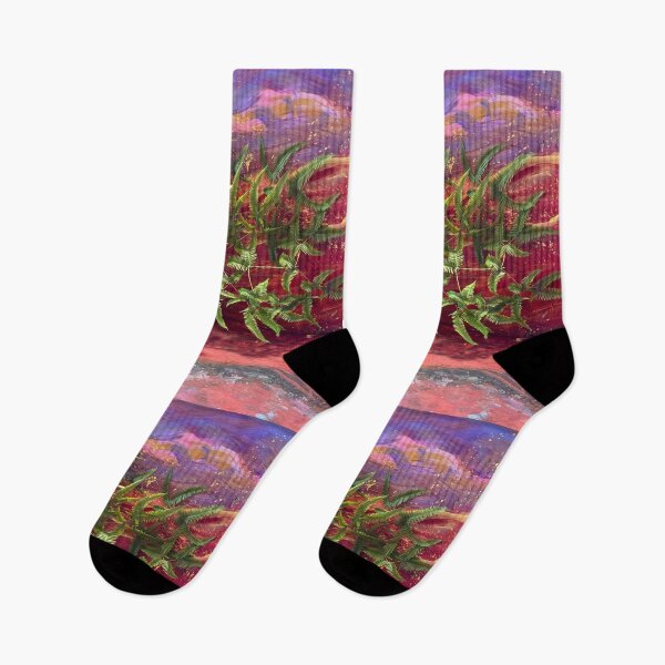 Item preview, Anthuriums and Ferns with Painted Sky designed and sold by TrisaThyme.