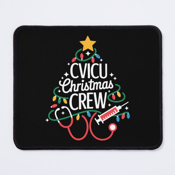 Item preview, Cardiovascular Nurse ICU Tech Secretary CVICU Christmas Crew designed and sold by LeeEvans222.