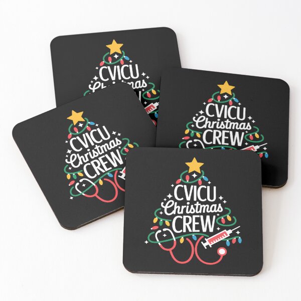 Item preview, Cardiovascular Nurse ICU Tech Secretary CVICU Christmas Crew designed and sold by LeeEvans222.