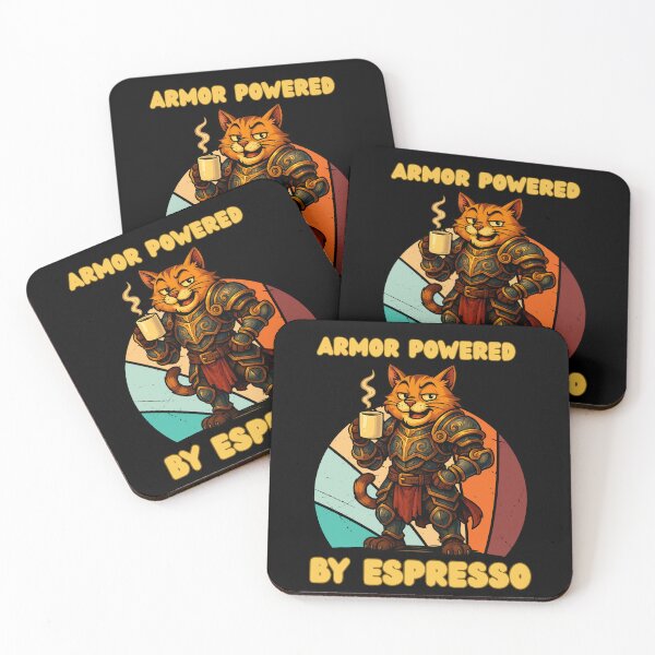 Item preview, Armor Powered by Espresso - Armor Cat designed and sold by Bawek85Designs.