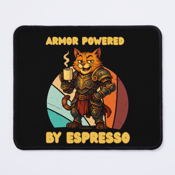 Item preview, Armor Powered by Espresso - Armor Cat designed and sold by Bawek85Designs.