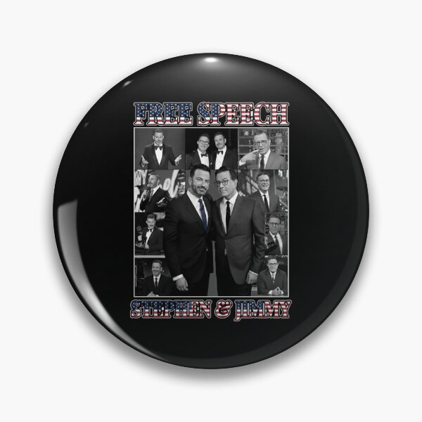 Item preview, Jimmy Kimmel - Free Speech Stephen And Jimmy designed and sold by judithcooley.