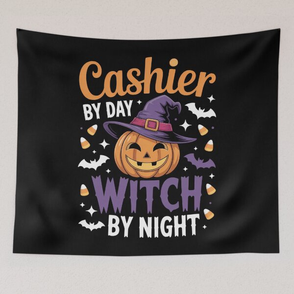 Item preview, Cashier By Day Witch By Night Funny Pumpkin Halloween designed and sold by LeeEvans222.