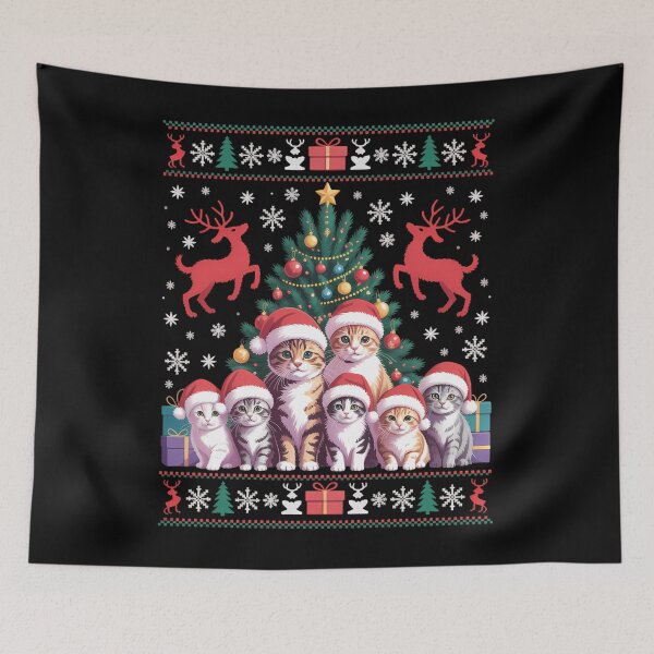 Item preview, Cat Christmas Funny Ugly Women Men Merry designed and sold by LeeEvans222.