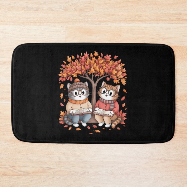 Item preview, Cat Leaf Fall Hello Autumn Cat Kitten Lover Thanksgiving designed and sold by JonBarnes22.