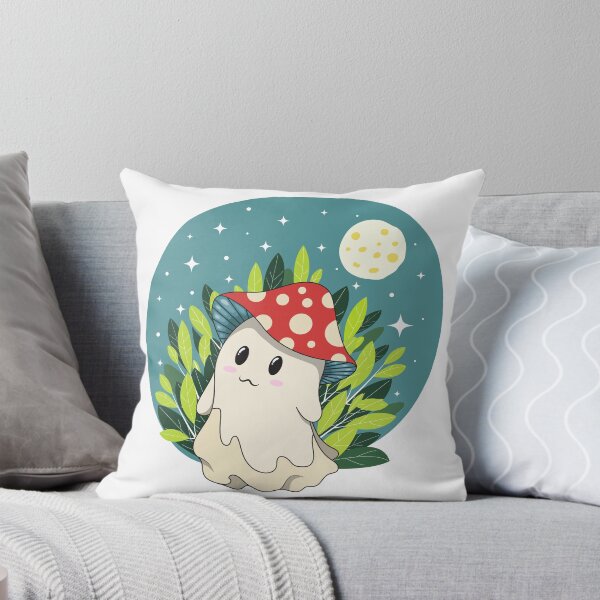Item preview, Pequeño y espeluznante hongo fantasma en la hermosa noche designed and sold by DREEMBLOOM Designs.