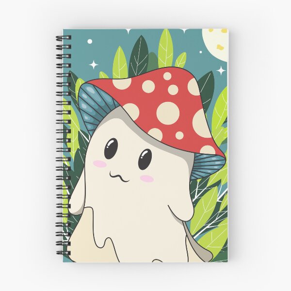 Item preview, Spooky Cute Tiny Ghost Mushroom in the Beautiful Night designed and sold by DREEMBLOOM Designs.