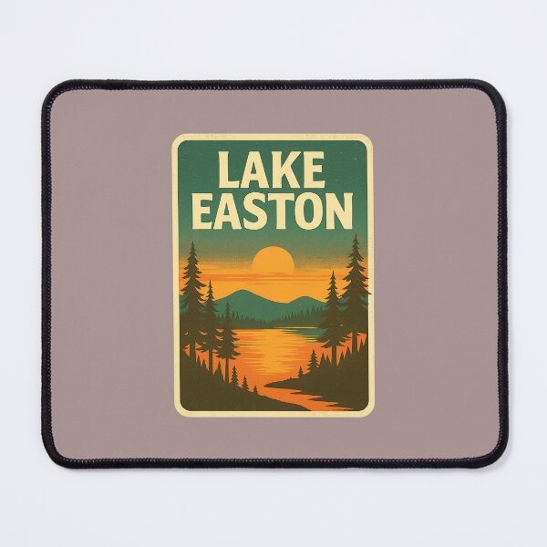 Item preview, Lake Easton Lakeside Retreat Outdoor Adventure Gift designed and sold by Youssef-BM.