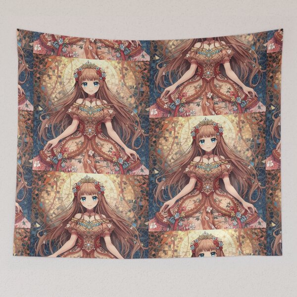 Item preview, Princess with mosaics designed and sold by Karitza Daniela.