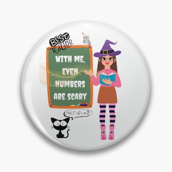 Item preview, Math Teacher on Halloween | Haunted Numbers designed and sold by TeeAauthenticF.