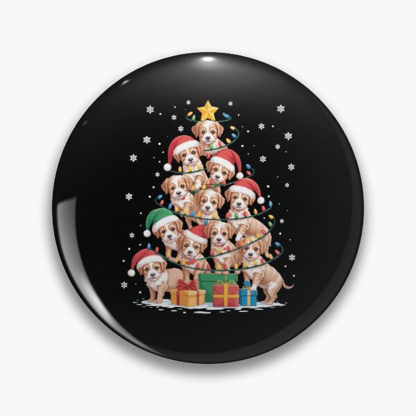Item preview, Cavapoo Christmas Tree Funny Santa Cavoodle Dog Xmas designed and sold by JulienAureo.