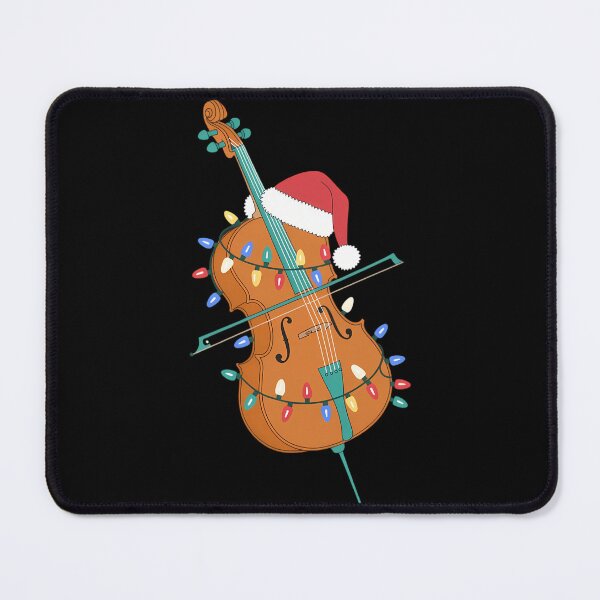 Item preview, Cello Instrument Holiday Design Santa Cello Player Christmas designed and sold by JulienAureo.