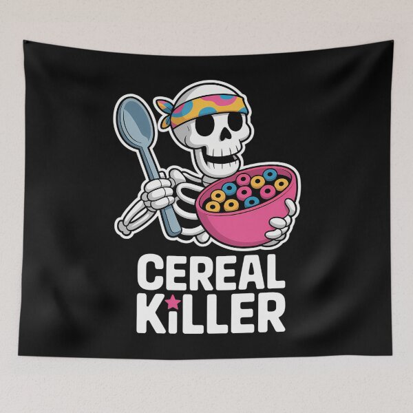 Item preview, Cereal Killer Halloween Love Cereal Funny Cereal designed and sold by JulienAureo.