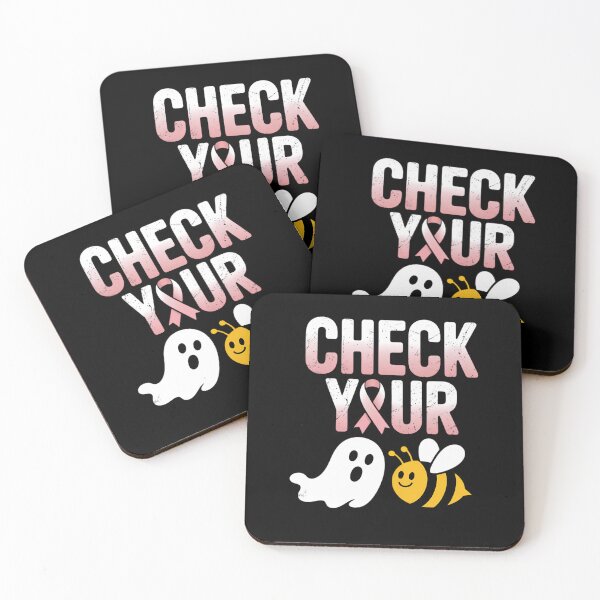 Item preview, Check Your Boo Bees Funny Breast Cancer Halloween designed and sold by JulienAureo.