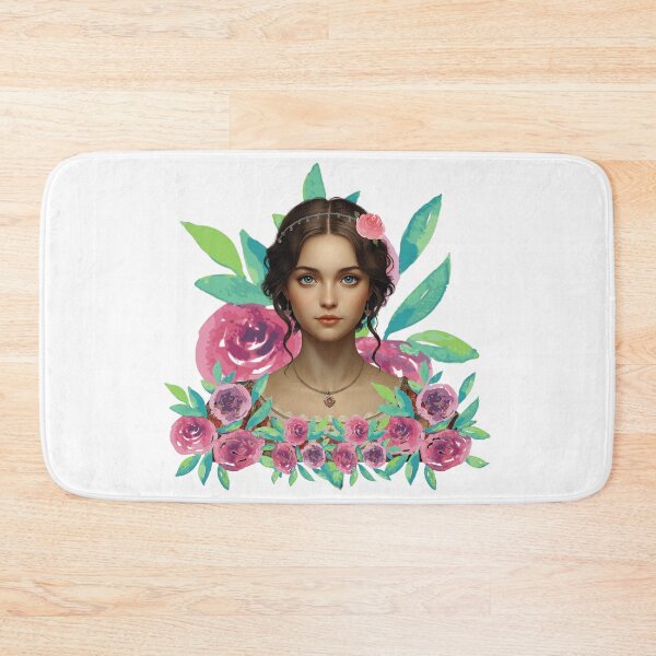 Item preview, The girl with flowers designed and sold by Karitza Daniela.
