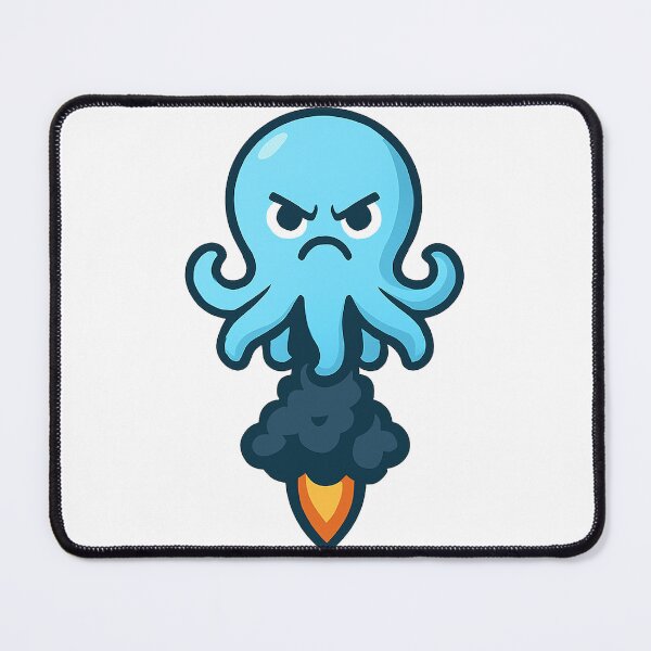 Item preview, Octopus Rocket Logo designed and sold by funspms.