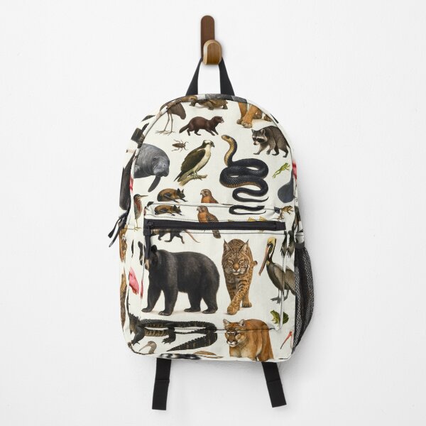 Item preview, Animals of the Florida Everglades Retro Wildlife Illustration designed and sold by kakarikihill.
