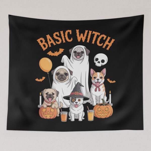 Item preview, Basic Witch Dog Coffee Lovers Halloween Women Cute designed and sold by Vastingan.
