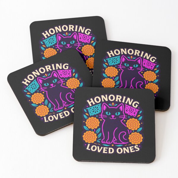 Item preview, Marigold Cat Altar – Honoring Loved Ones designed and sold by MythicPixel.
