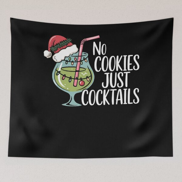 Item preview, Christmas Cocktail No Cookies Tropical Christmas Summer designed and sold by tabdejinti.