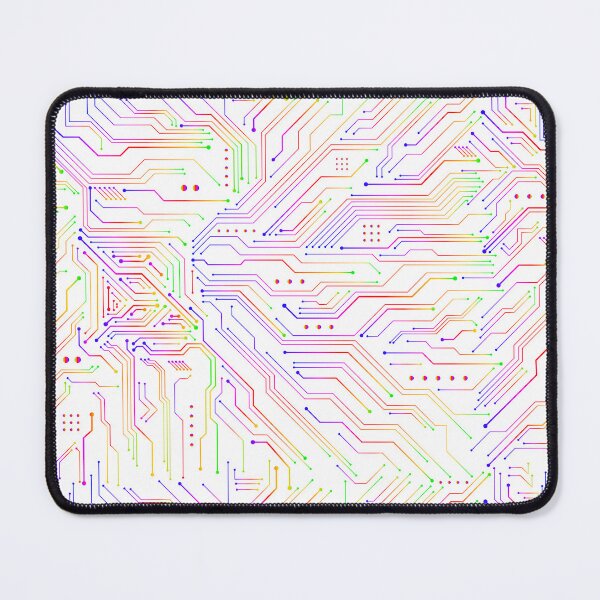 Item preview, Microchip Motherboard Rainbow Repeat Technology Computer Pattern designed and sold by KatelynMitalski.